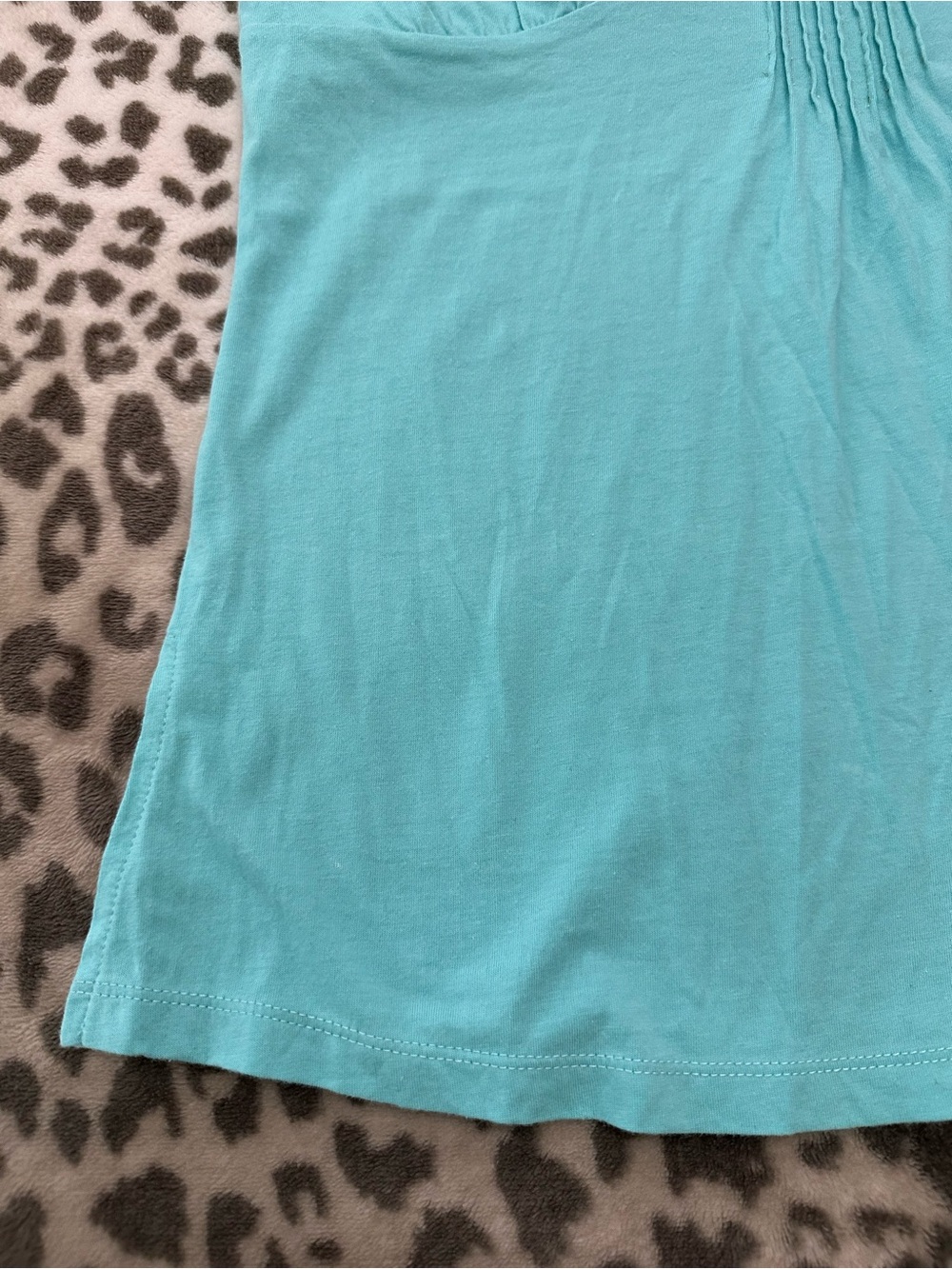Maurices Beaded Shelf Bra V-Neck Cami Tank Top in Blue Size Medium - Picture 5 of 17